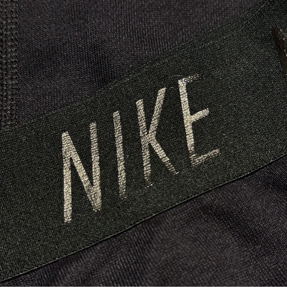 Nike DriFit Black Cropped Training Sweat | Women’s Size Small | EUC - Picture 3 of 5